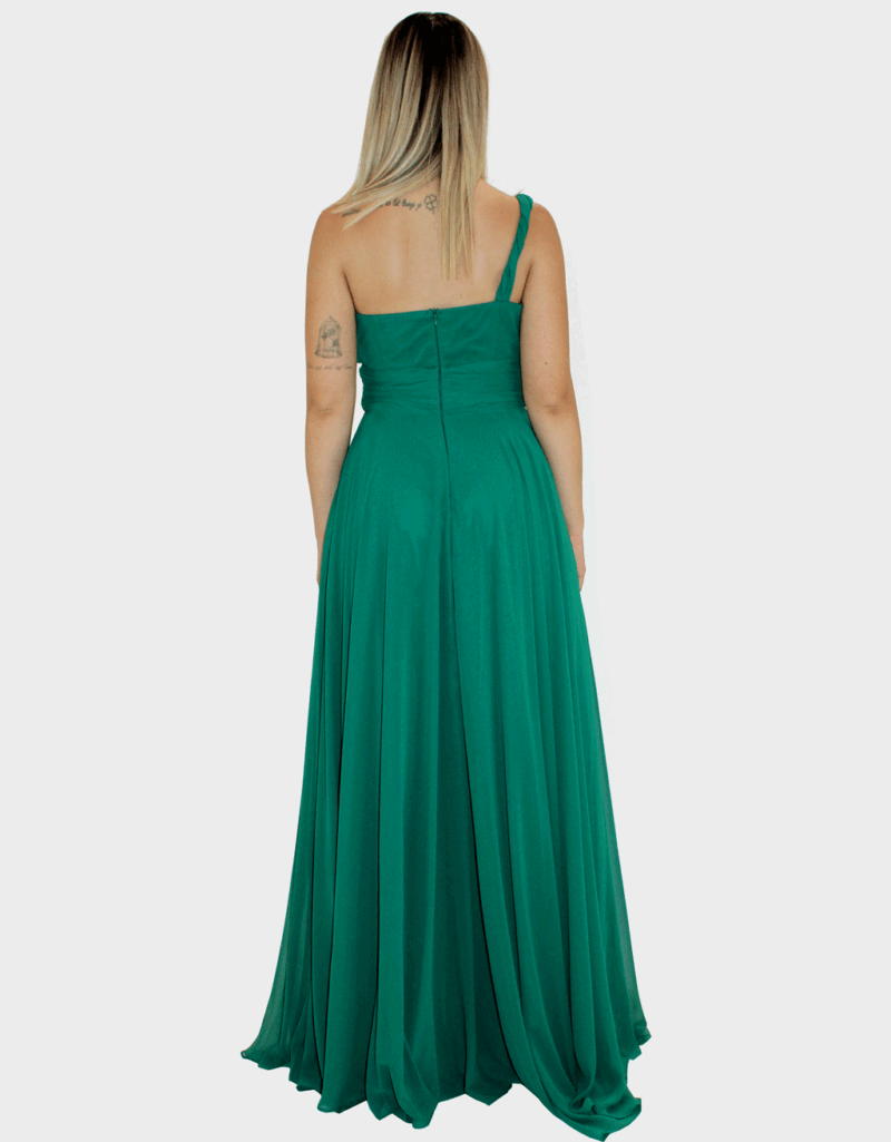 Abito lungo verde - Elizabeth Moda - immagine 3