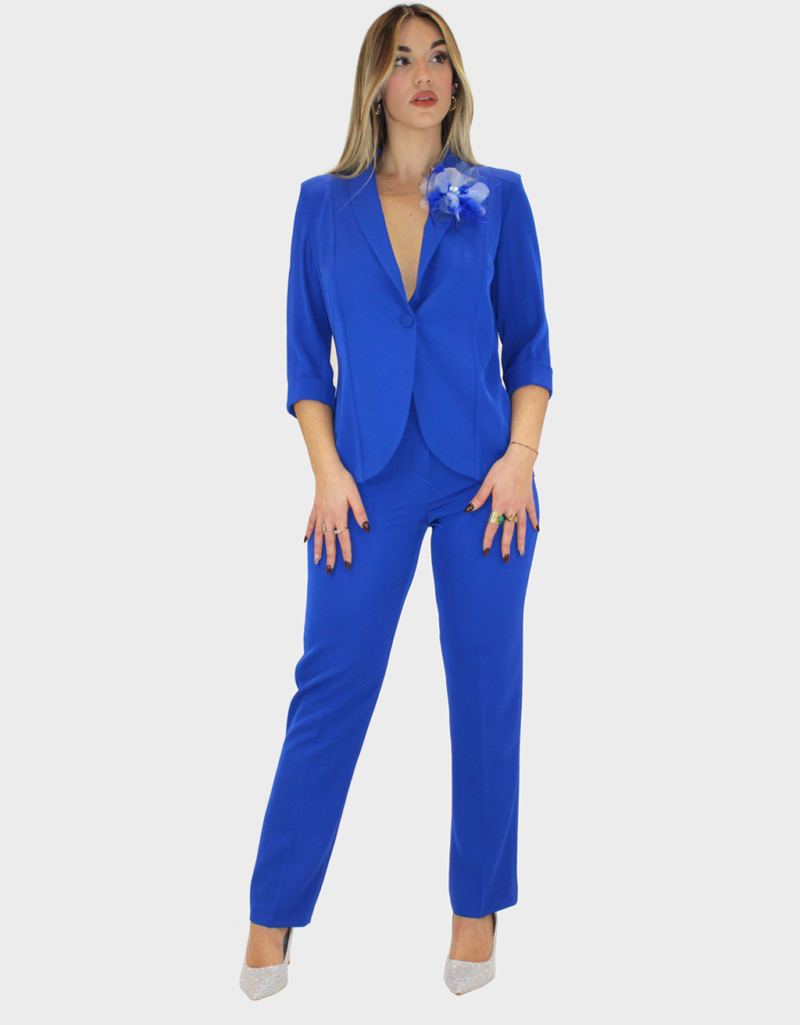 Tailleur blu - Paola Forti