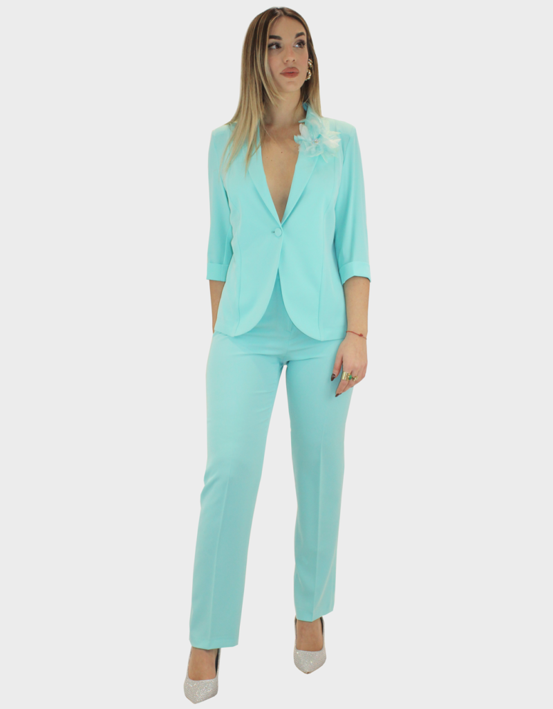 Tailleur verde Tiffany - Paola Forti